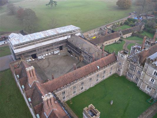 View of Stable Court during 'Inspired by Knole' in 2014 © National Trust / Nathalie Cohen