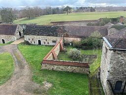 Wall in Queen's Court after reconstruction, Knole © National Trust / Nathalie Cohen